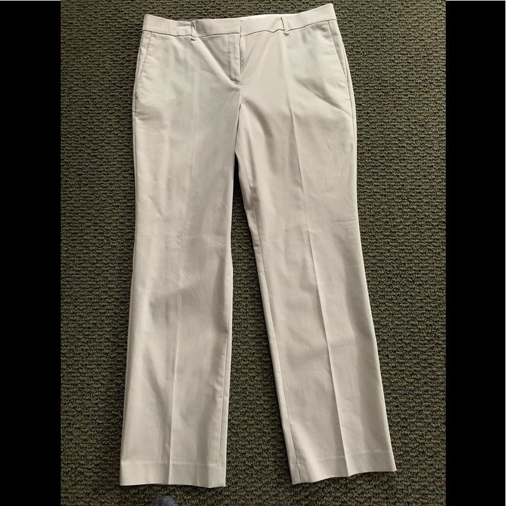 NWT Ann Taylor Khaki Stretch Dress Pants (Size 14)